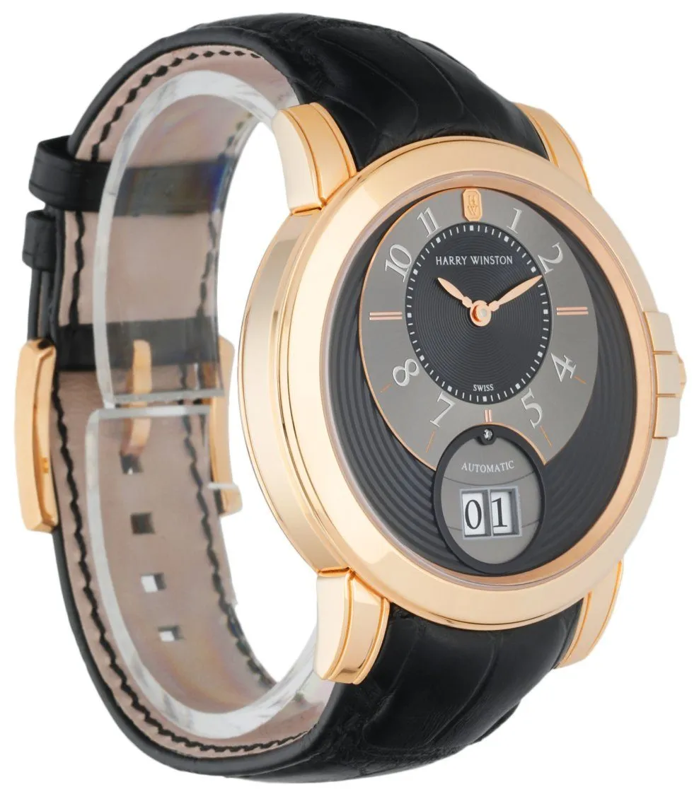 Harry Winston Midnight Big Date 450/MABD4ZRL.K 18K Rose Gold  Box Papers