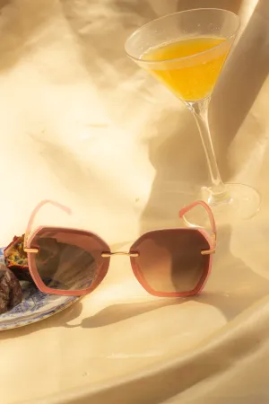 Hexagonal Front Lens Sunglasses