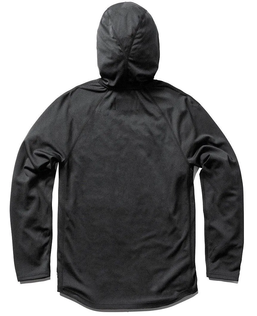 Honeycomb Mesh Pullover Hoody Black