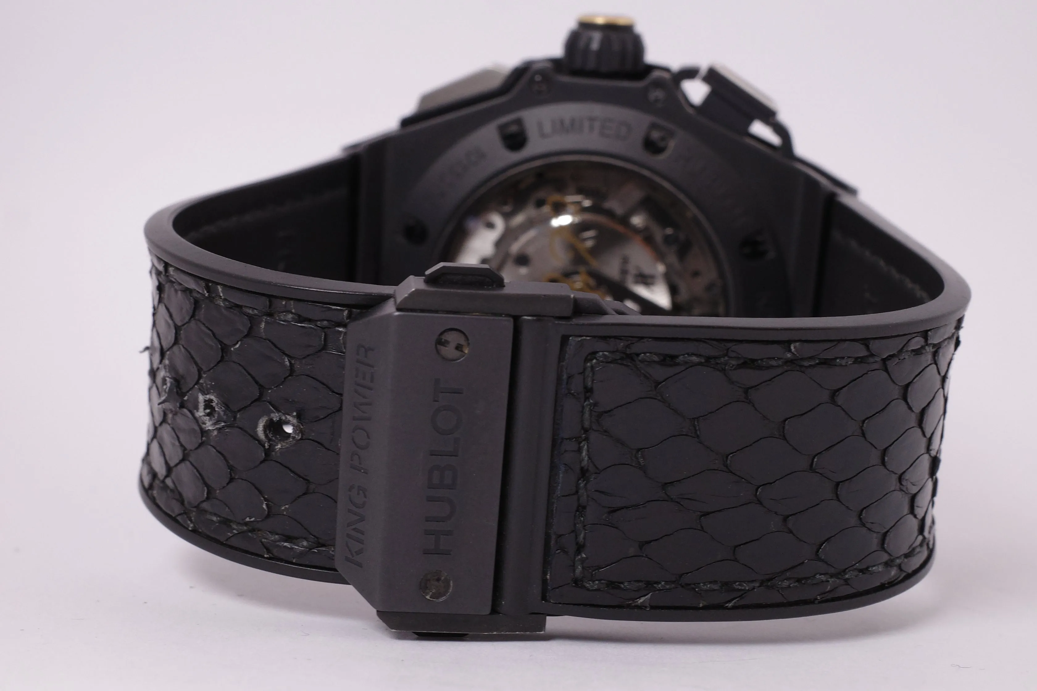 HUBLOT BIG BANG BLACK MAMBA KOBE BRYANT KING POWER 748.CI.1119.PR.KOB13  LIMITED EDITION, BOX & PAPERS