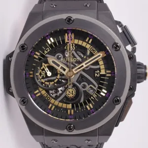 HUBLOT BIG BANG BLACK MAMBA KOBE BRYANT KING POWER 748.CI.1119.PR.KOB13  LIMITED EDITION, BOX & PAPERS
