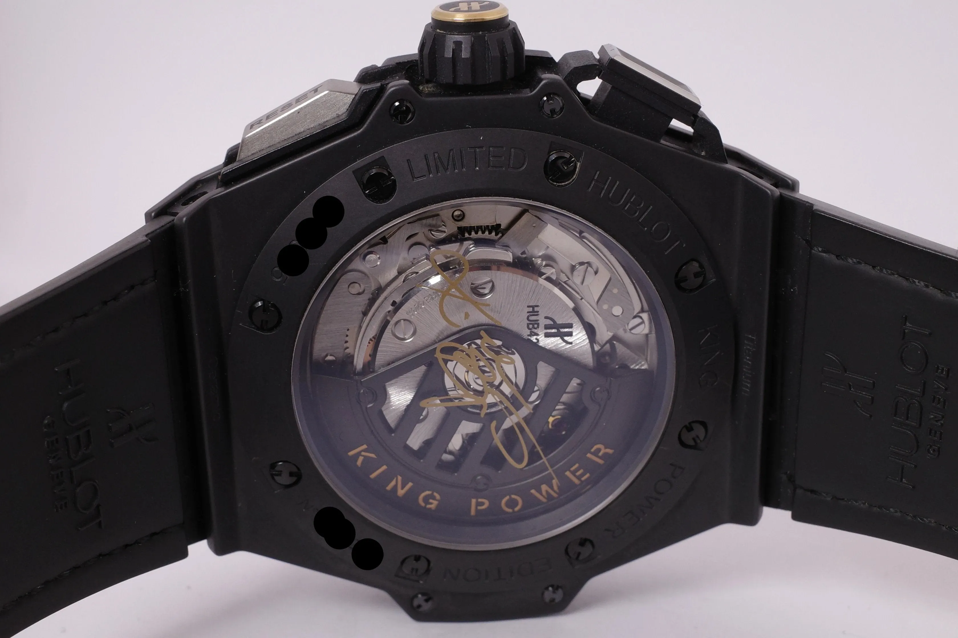 HUBLOT BIG BANG BLACK MAMBA KOBE BRYANT KING POWER 748.CI.1119.PR.KOB13  LIMITED EDITION, BOX & PAPERS