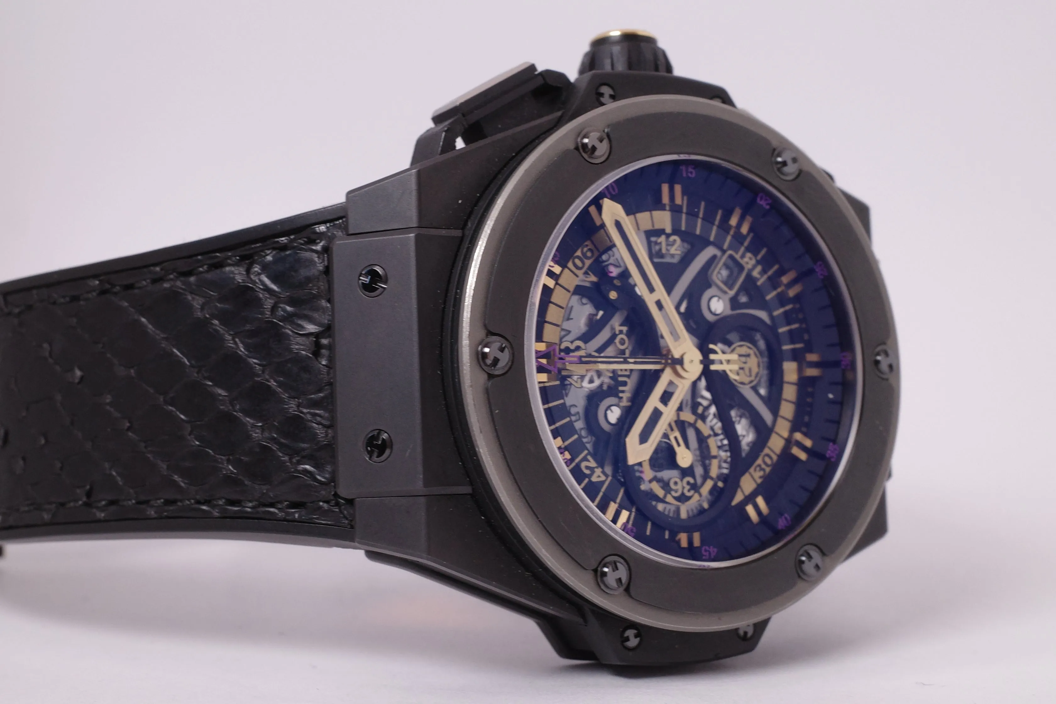 HUBLOT BIG BANG BLACK MAMBA KOBE BRYANT KING POWER 748.CI.1119.PR.KOB13  LIMITED EDITION, BOX & PAPERS