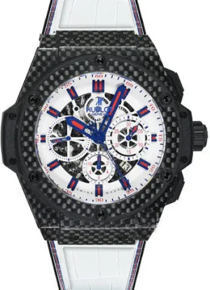Hublot Big Bang Chronograph Skeleton Dial Leather Men's Watch 710.QX.2139.GR.LDB1