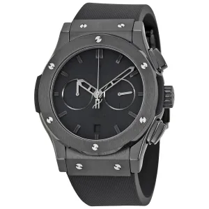 Hublot Classic Fusion Black Dial Black Rubber Men's Watch 541.CM.1110.RX