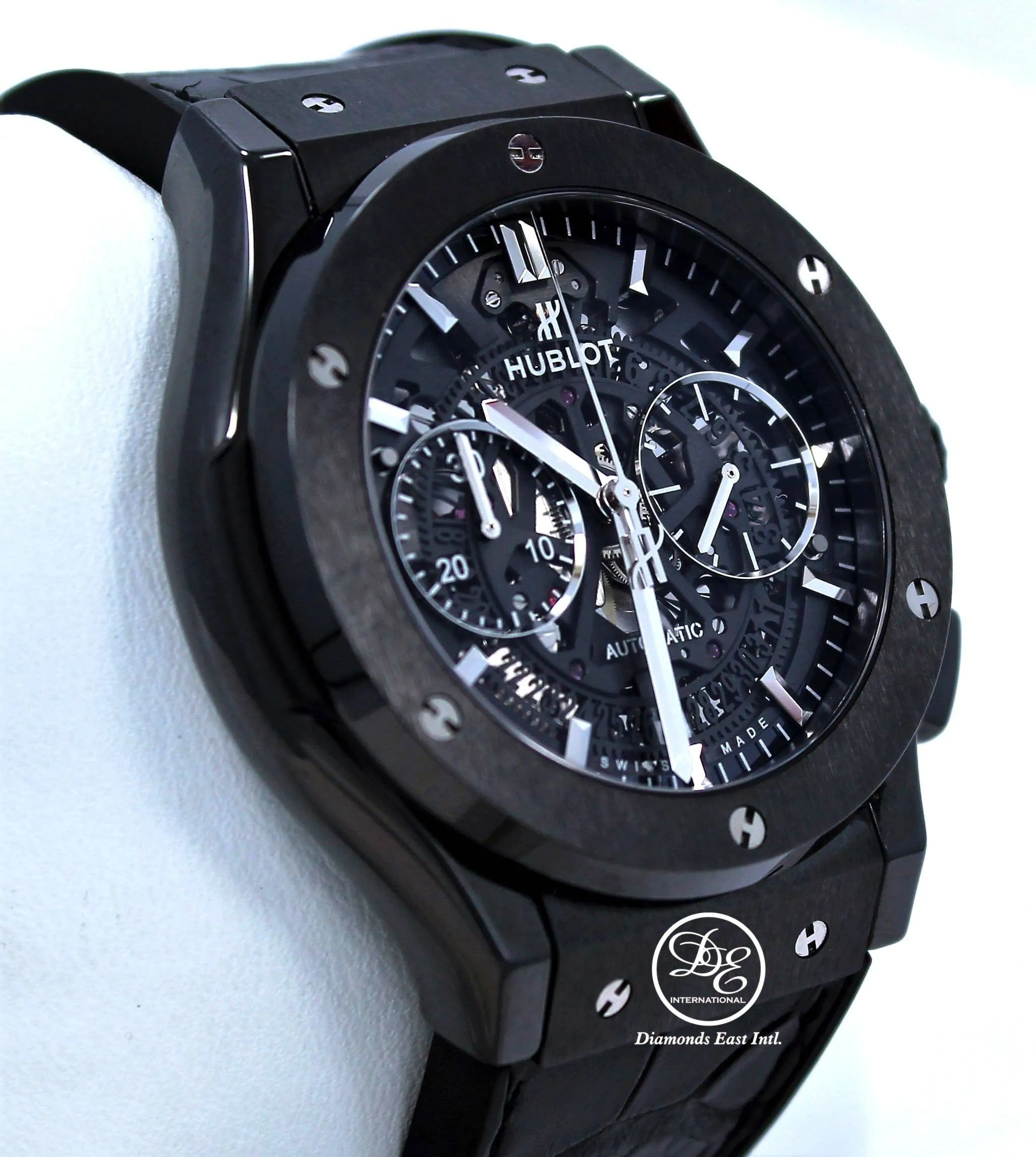Hublot Fusion Aerofusion Black Magic Chronograph Skeleton Dial 525.CM.0170.LR BOX/PAPERS
