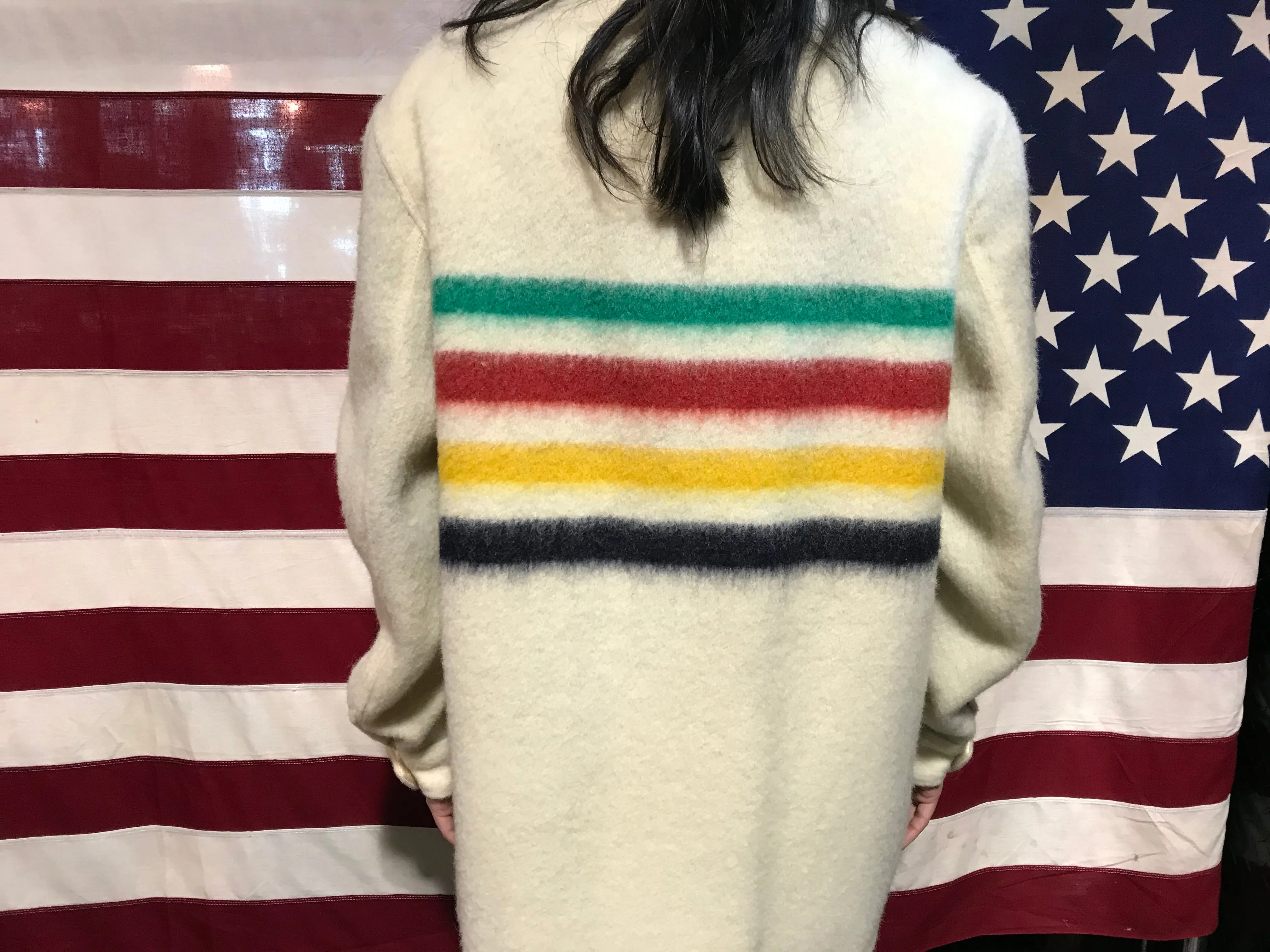 Hudson’s Bay “ Genuine Seal of Quality Garment “ Vintage Wool Jacket Made in Canada