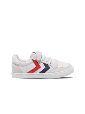 Hummel Slimmer White Stadil Leather low Trainers