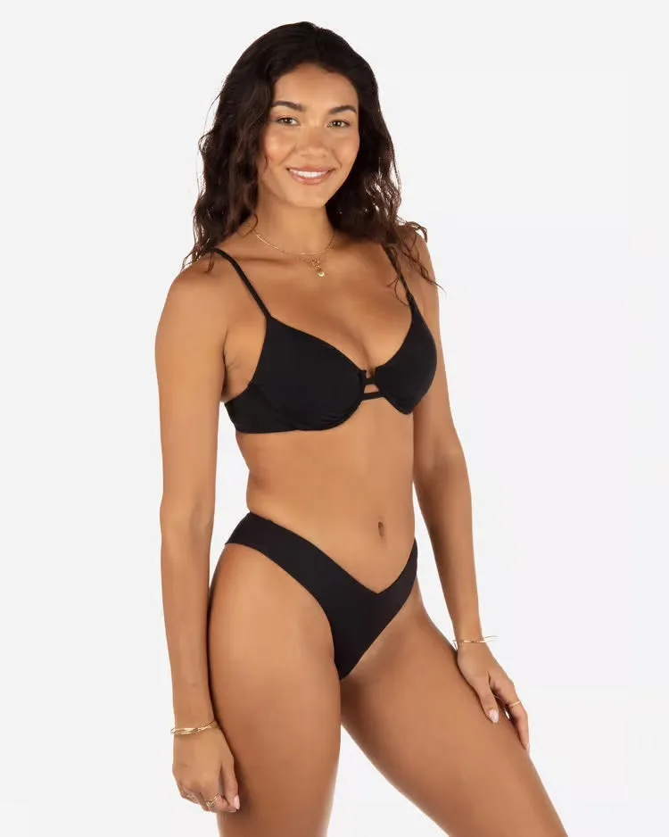 HURLEY SOLID TAB UNDERWIRE BRA