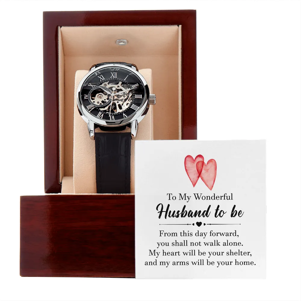Husband To Be - Skeleton Watch