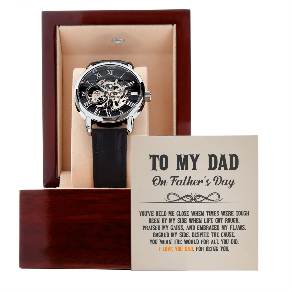 I Love You Dad - Skeleton Watch