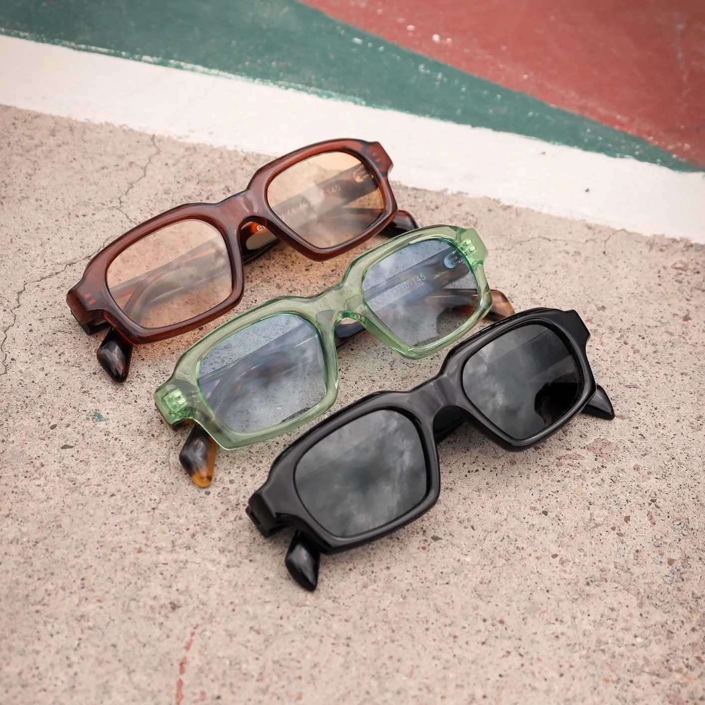Ibiza Green Sunglasses