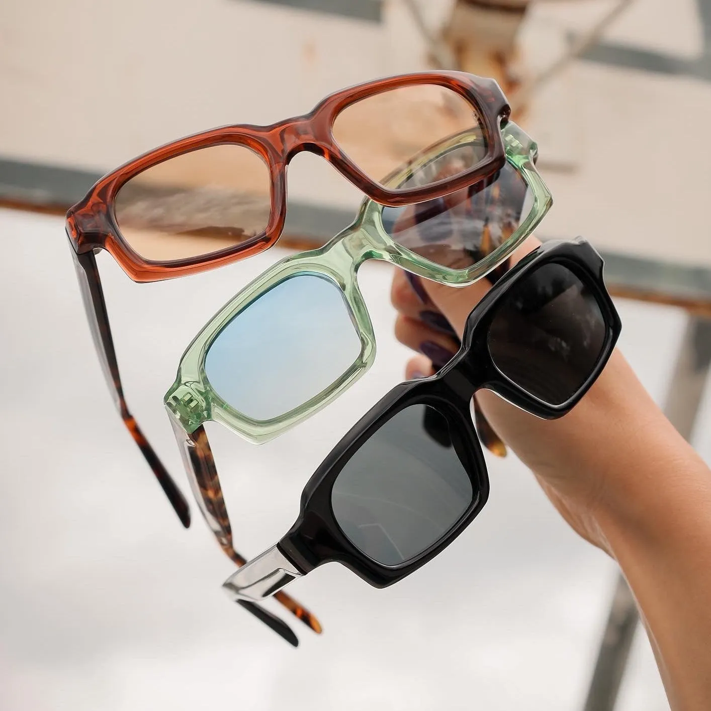 Ibiza Green Sunglasses