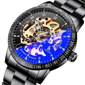 IK COLOURING 98226G Skeleton Dial Automatic Mechanical Watch