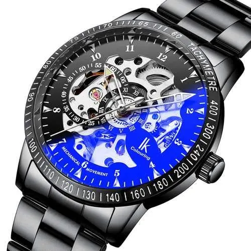 IK COLOURING 98226G Skeleton Dial Automatic Mechanical Watch
