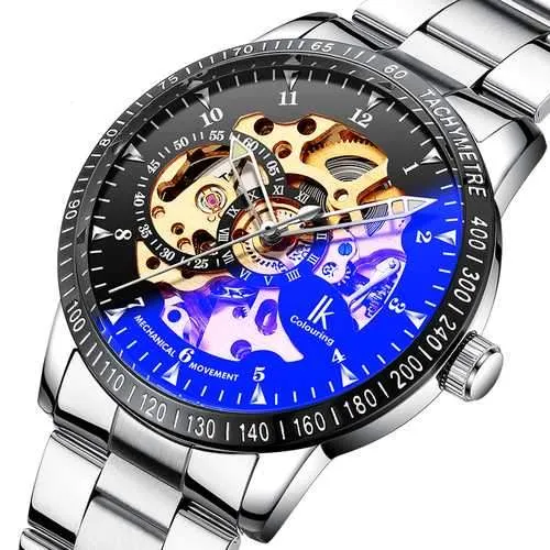 IK COLOURING 98226G Skeleton Dial Automatic Mechanical Watch
