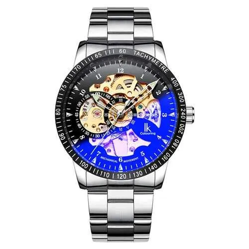 IK COLOURING 98226G Skeleton Dial Automatic Mechanical Watch