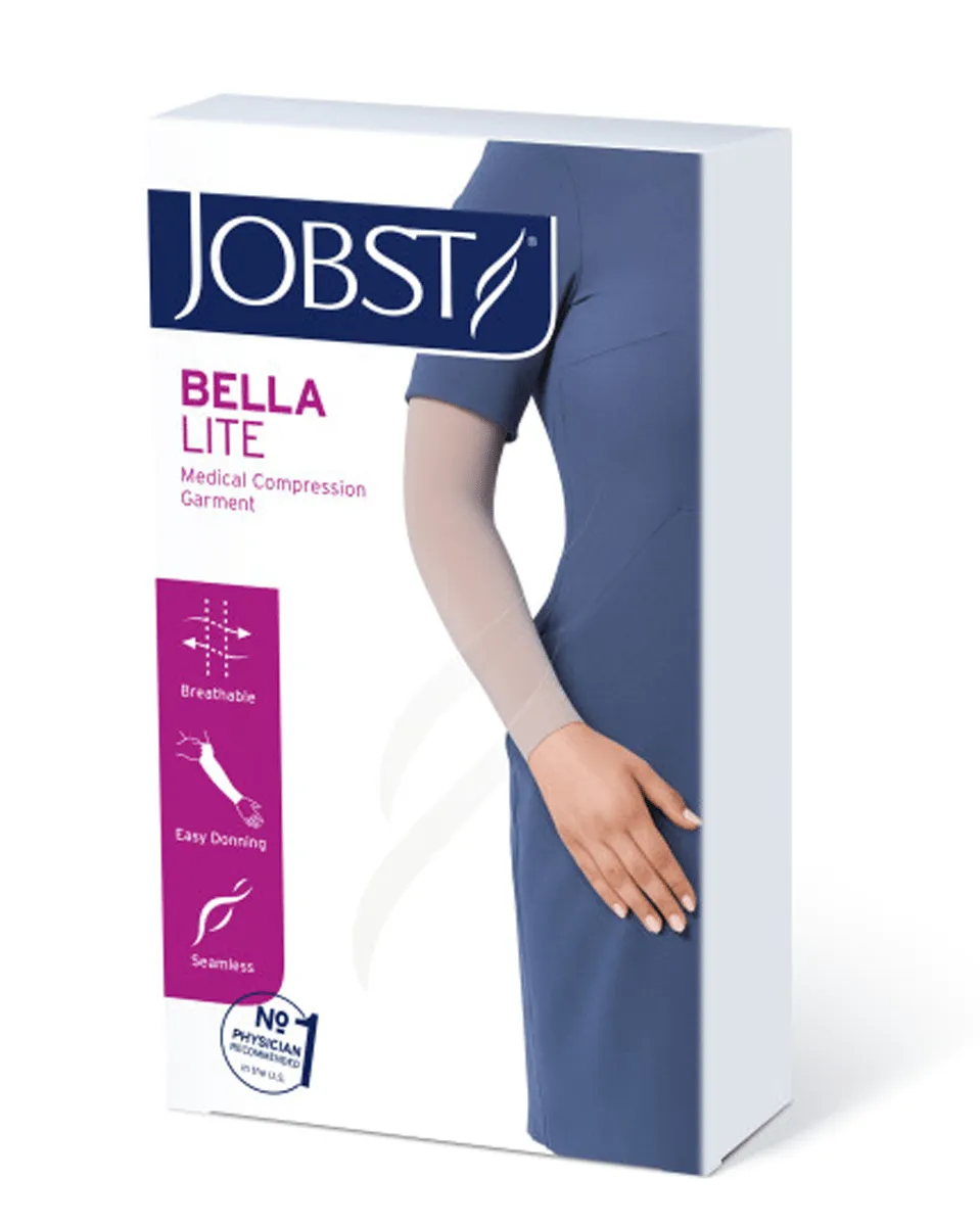 Jobst Bella Strong 15-20mmHg Compression Arm Sleeve With Silicone Top Band