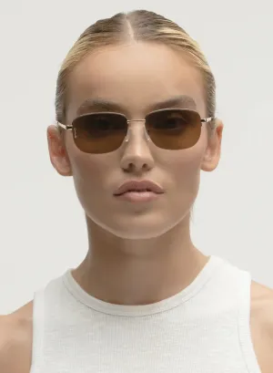 Junior Sunglasses - Gold/Brown.