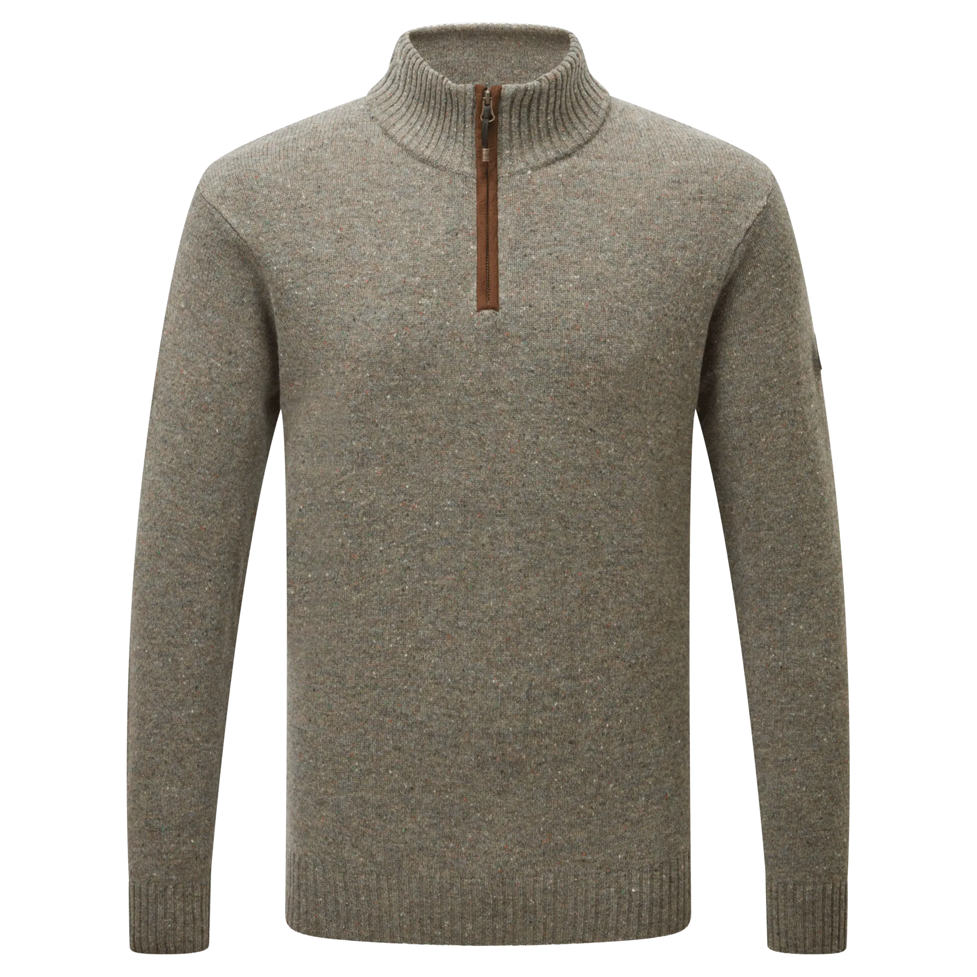Kangtega Quarter Zip Sweater - Sage