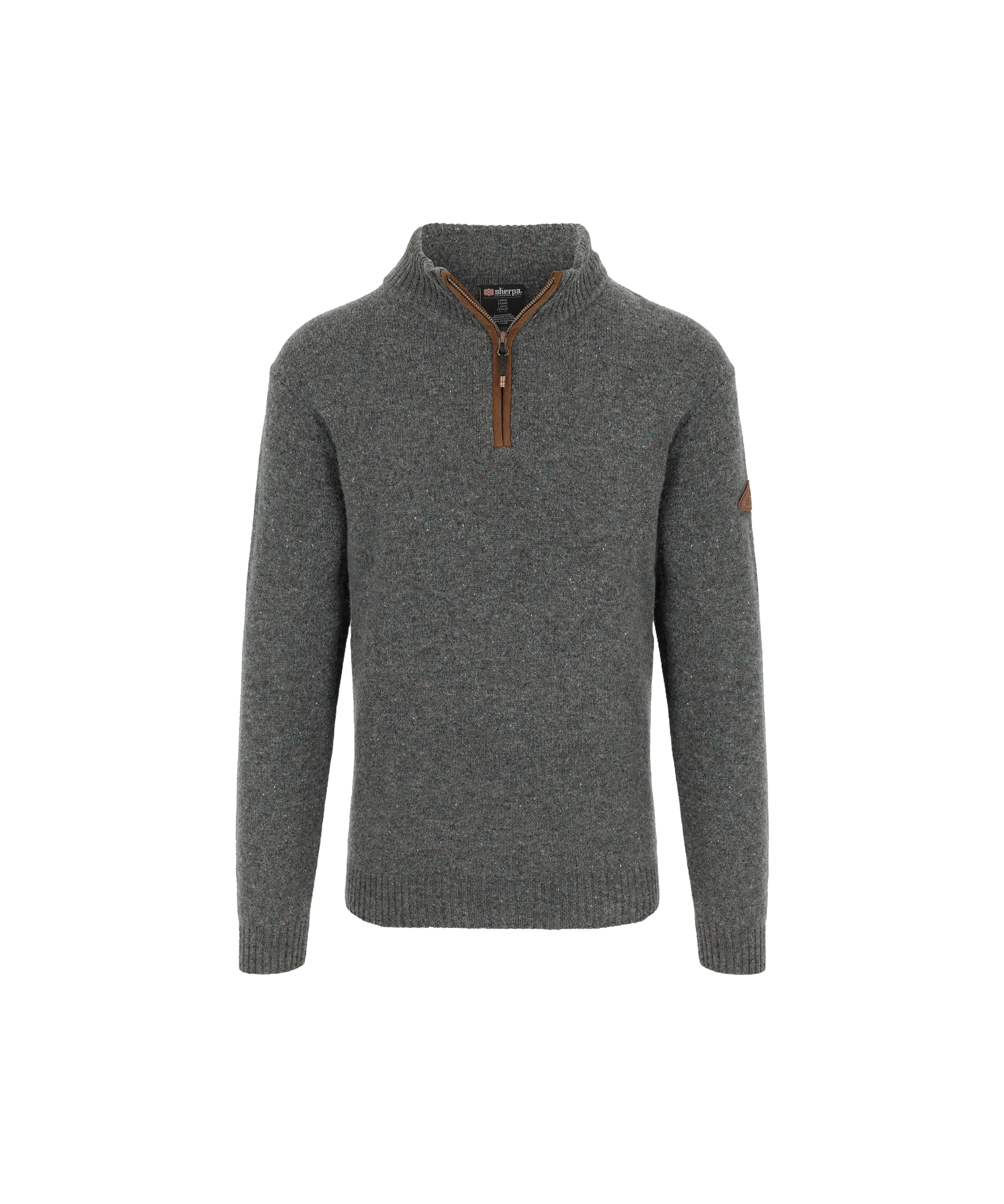 Kangtega Quarter Zip Sweater - Slate