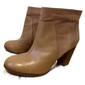 Kate Spade Camel Leather/Suede Luckie Ankle Boot Women’s Size 7