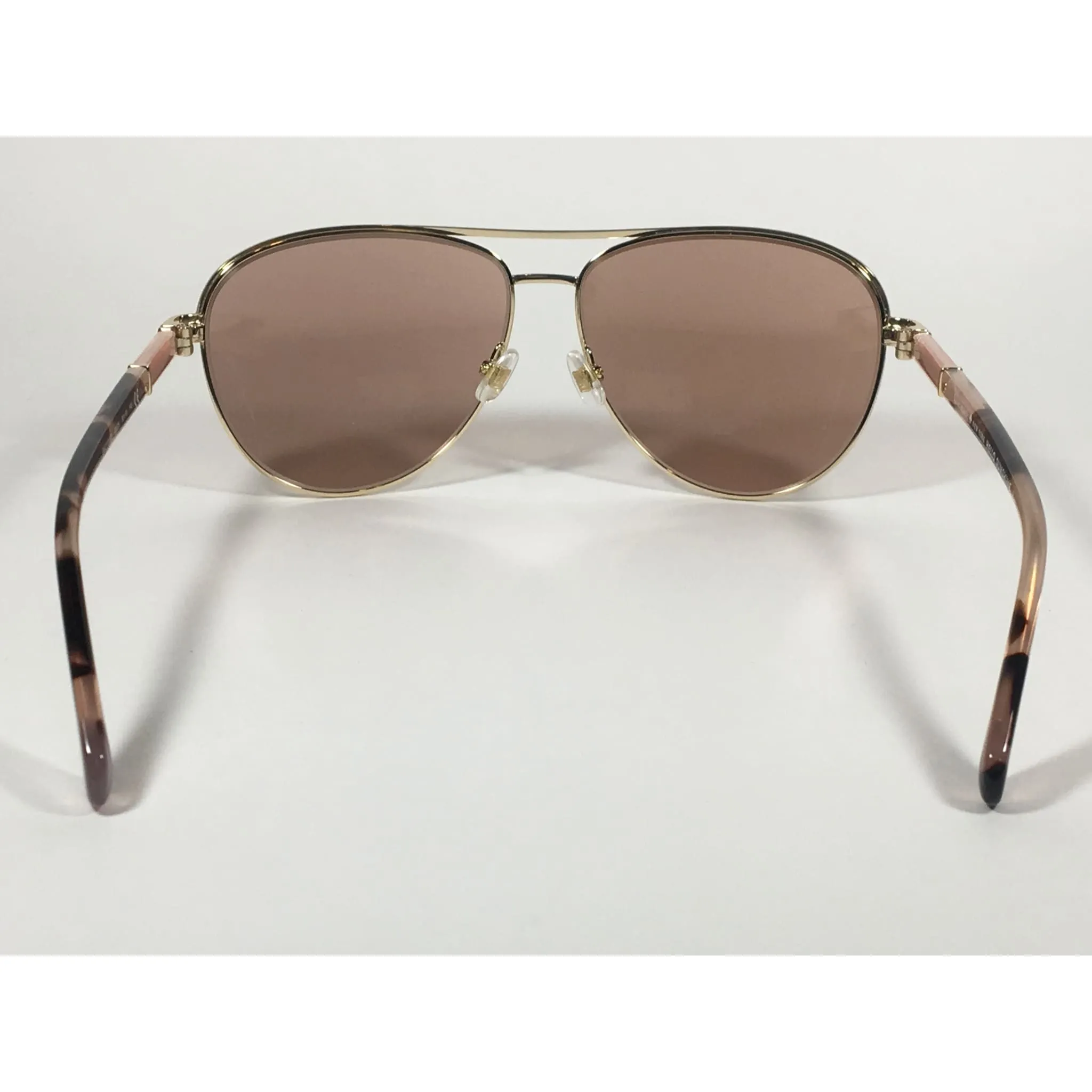 Kate Spade Pilot Sunglasses Light Gold Havana Tortoise Frame Pink Lens EMILYANN/S Q0J2S