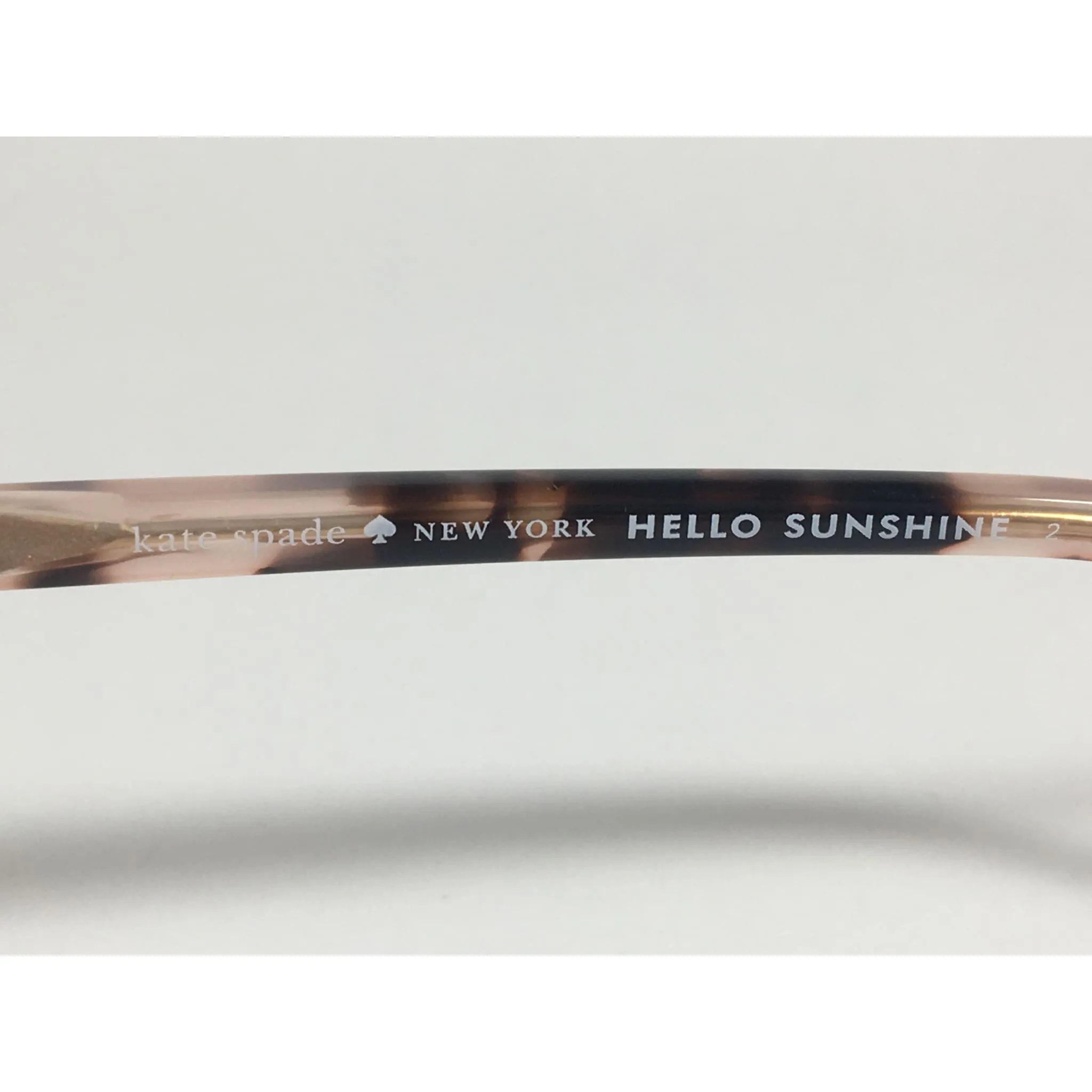 Kate Spade Pilot Sunglasses Light Gold Havana Tortoise Frame Pink Lens EMILYANN/S Q0J2S