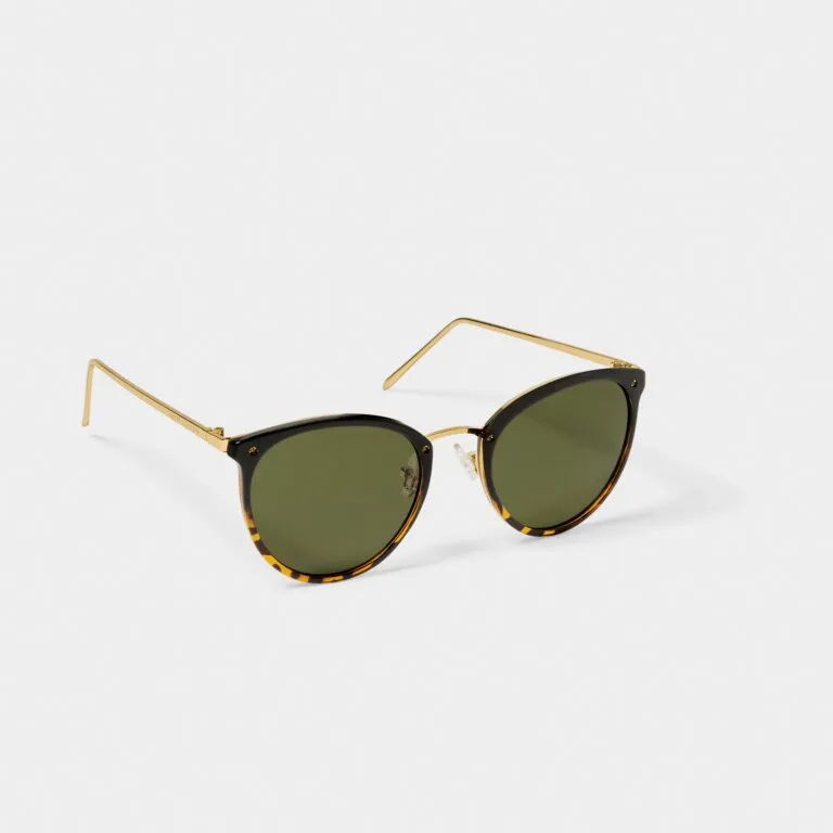 Katie Loxton Gradient Black Tortoiseshell Santorini Sunglasses