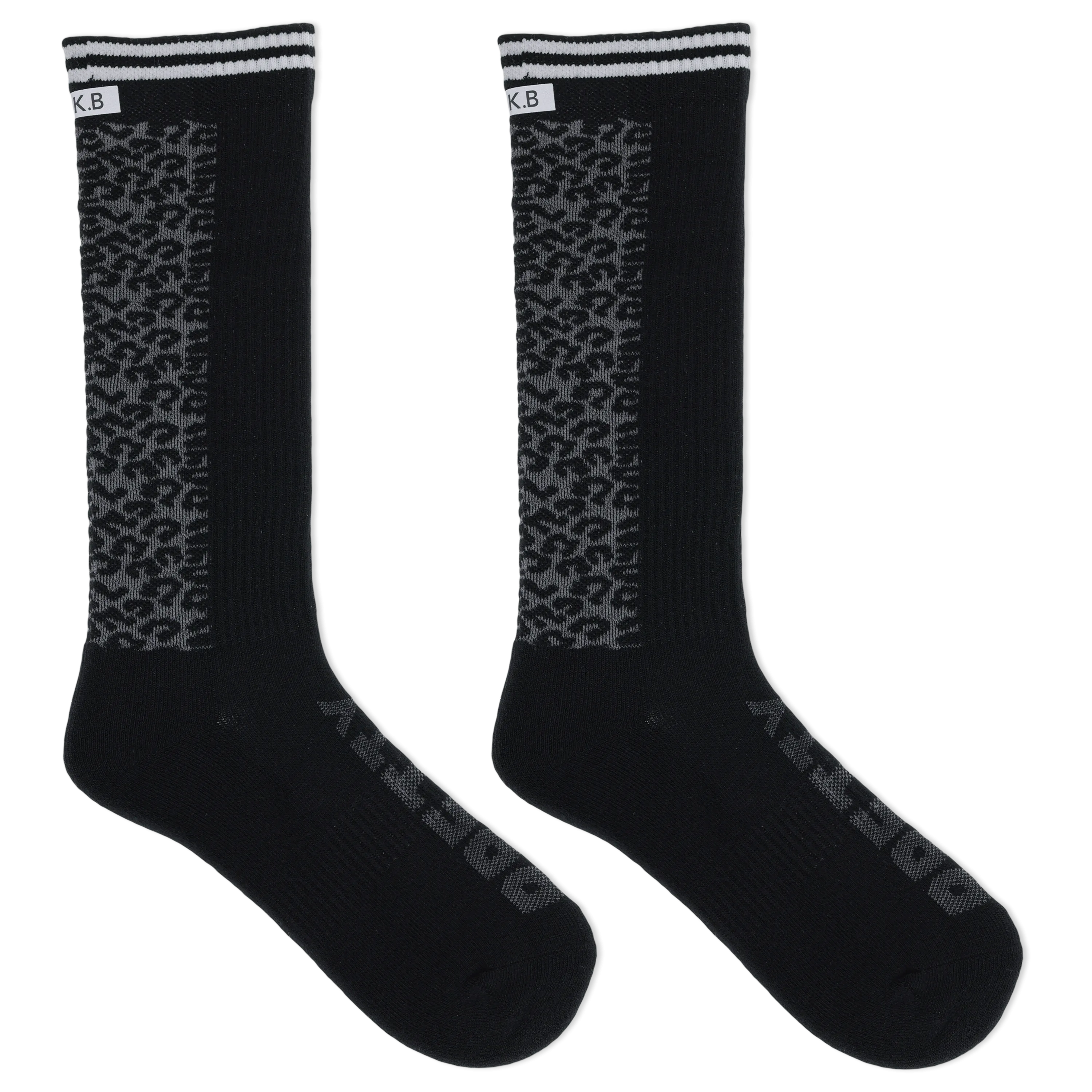 K.Bell Women's K.B Athletic Pretty Deadly Compression Knee High Sock