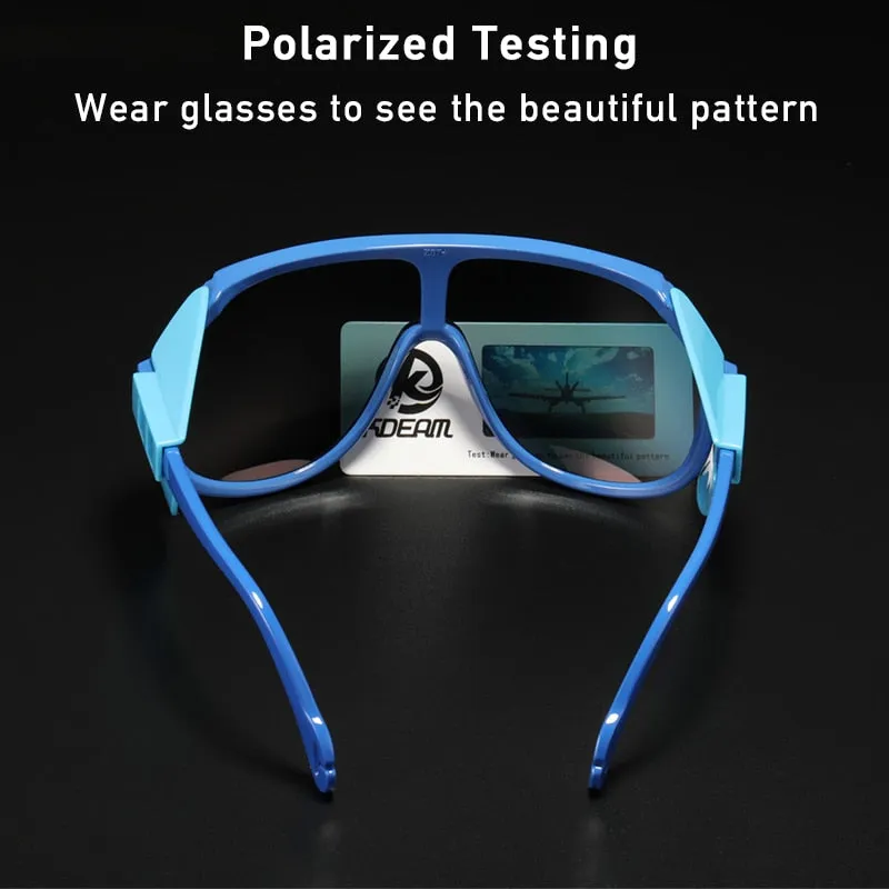 KDEAM One Piece Shape Polarized Sunglasses with Detachable Windproof  Shield