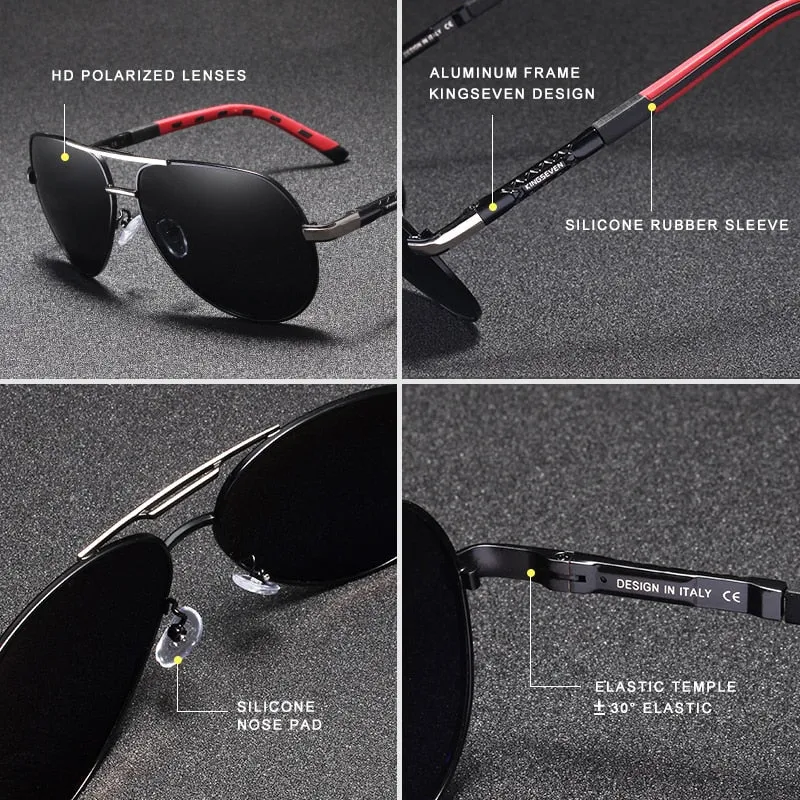 KINGSEVEN Vintage Polarized Sunglasses