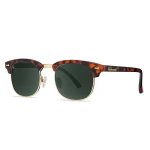 Knockaround® Brooklines Sunglasses in Matte Tortoise Shell and Gold
