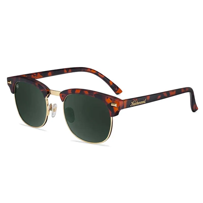 Knockaround® Brooklines Sunglasses in Matte Tortoise Shell and Gold