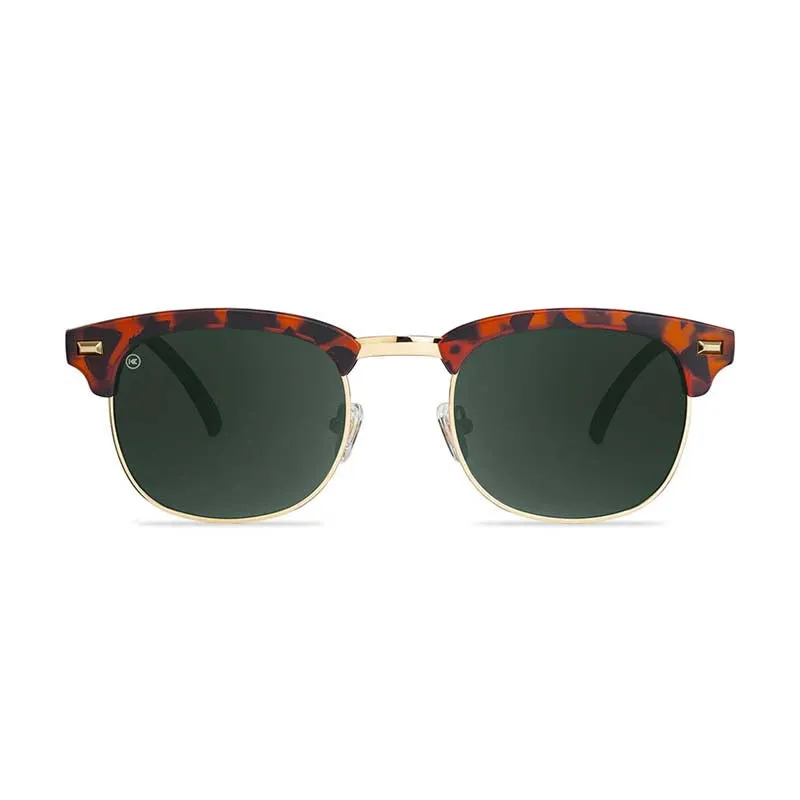 Knockaround® Brooklines Sunglasses in Matte Tortoise Shell and Gold