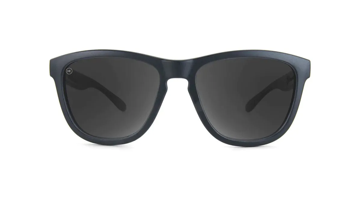Knockaround Sunglasses - Kids Premiums Polarized - Black/Smoke