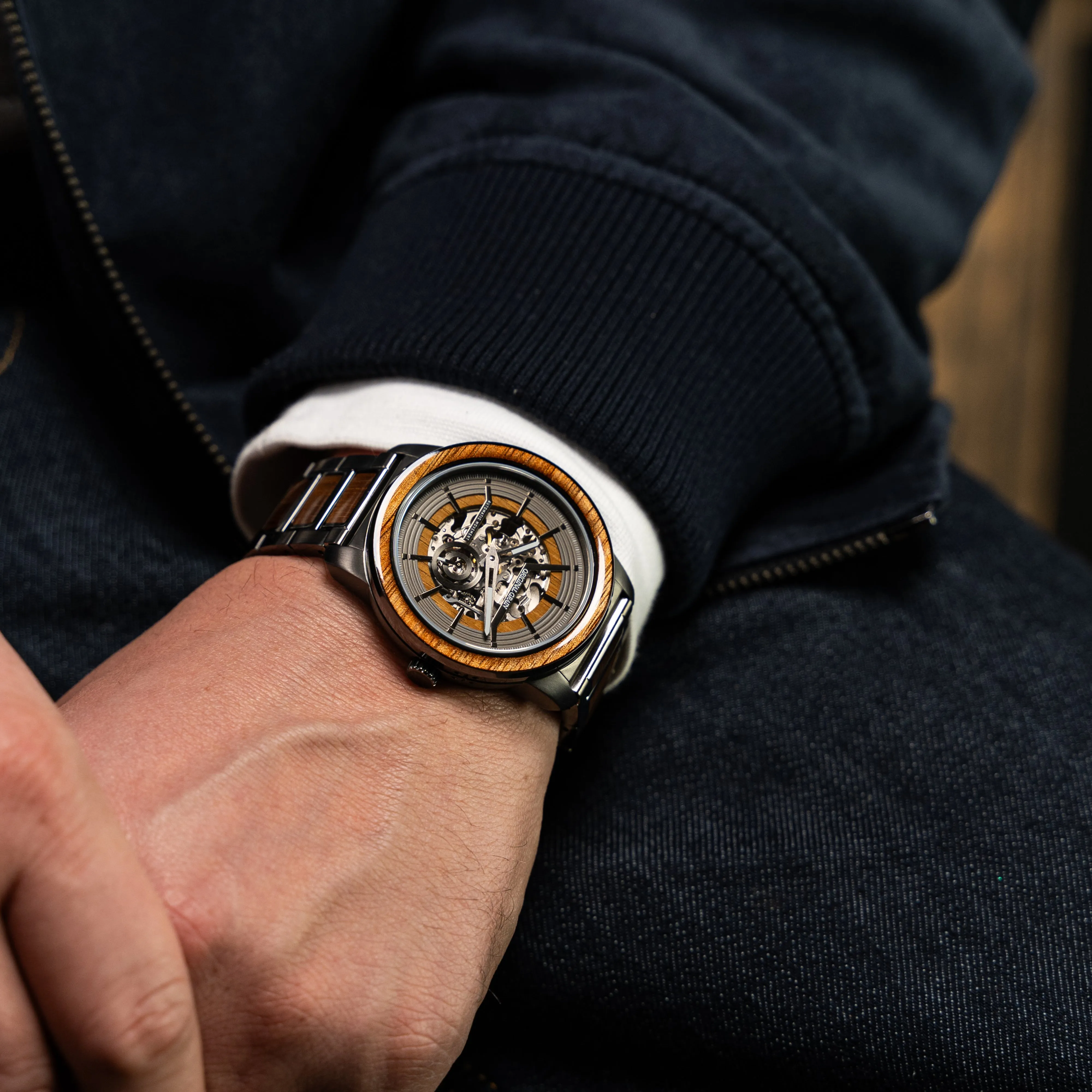 Koa Gunmetal Barrel Automatic 46mm