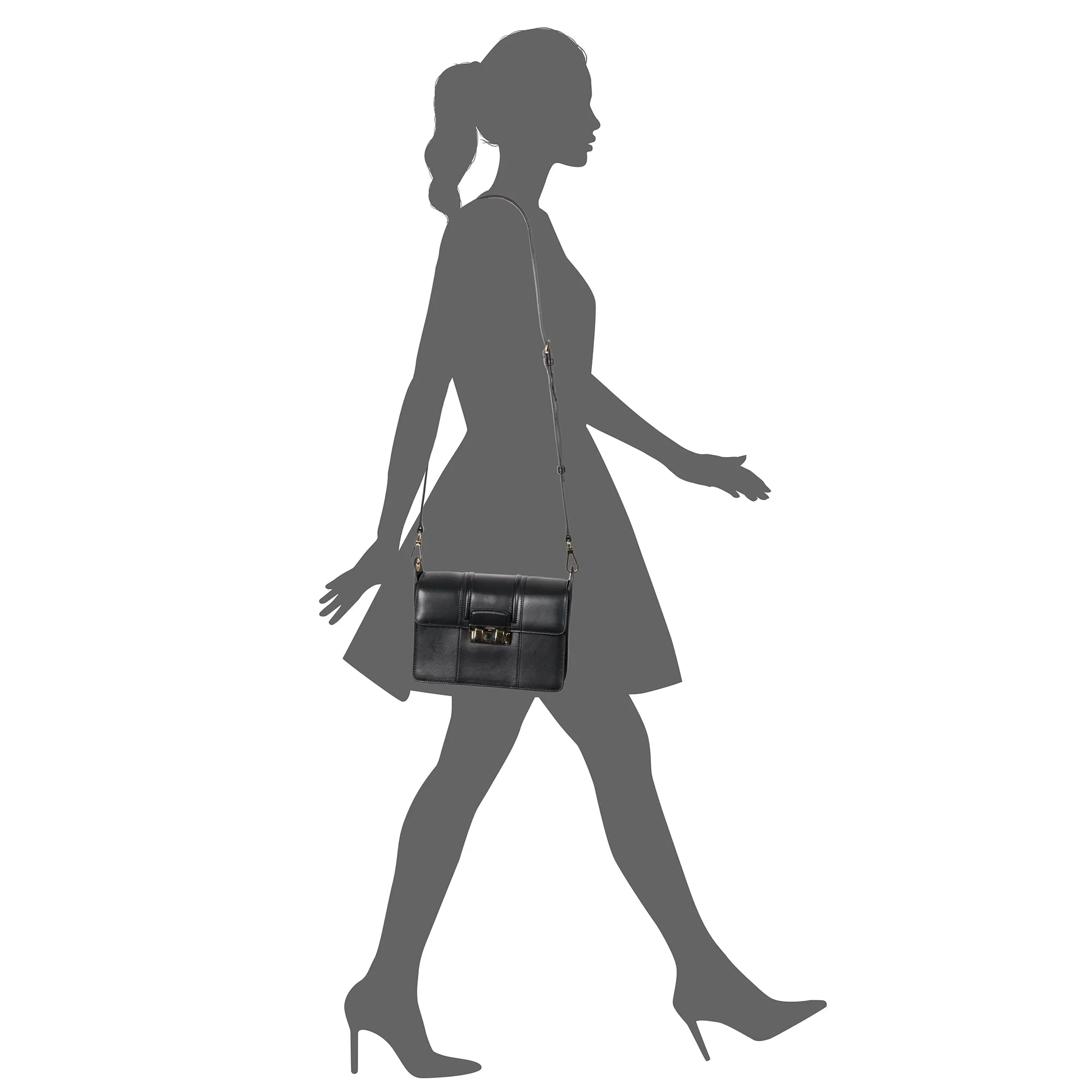Lanvin Small Black Jiji Shoulder Bag