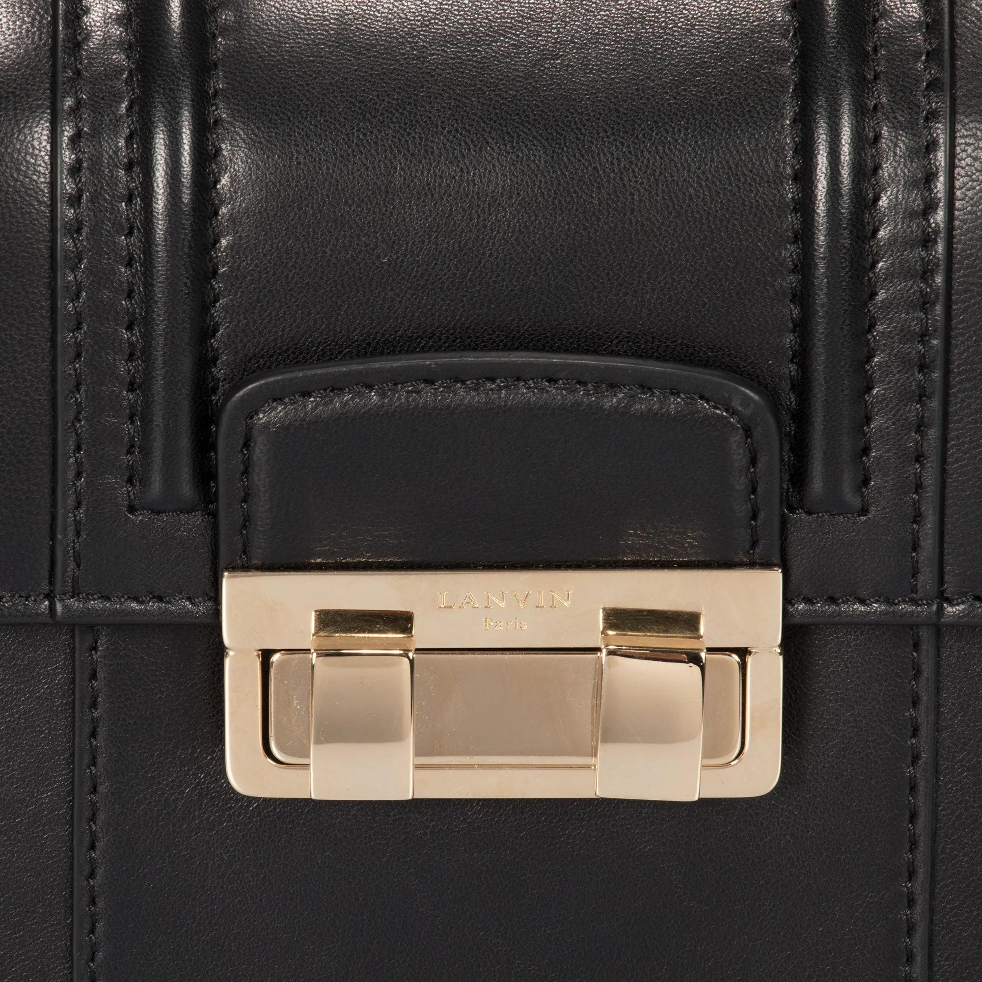 Lanvin Small Black Jiji Shoulder Bag