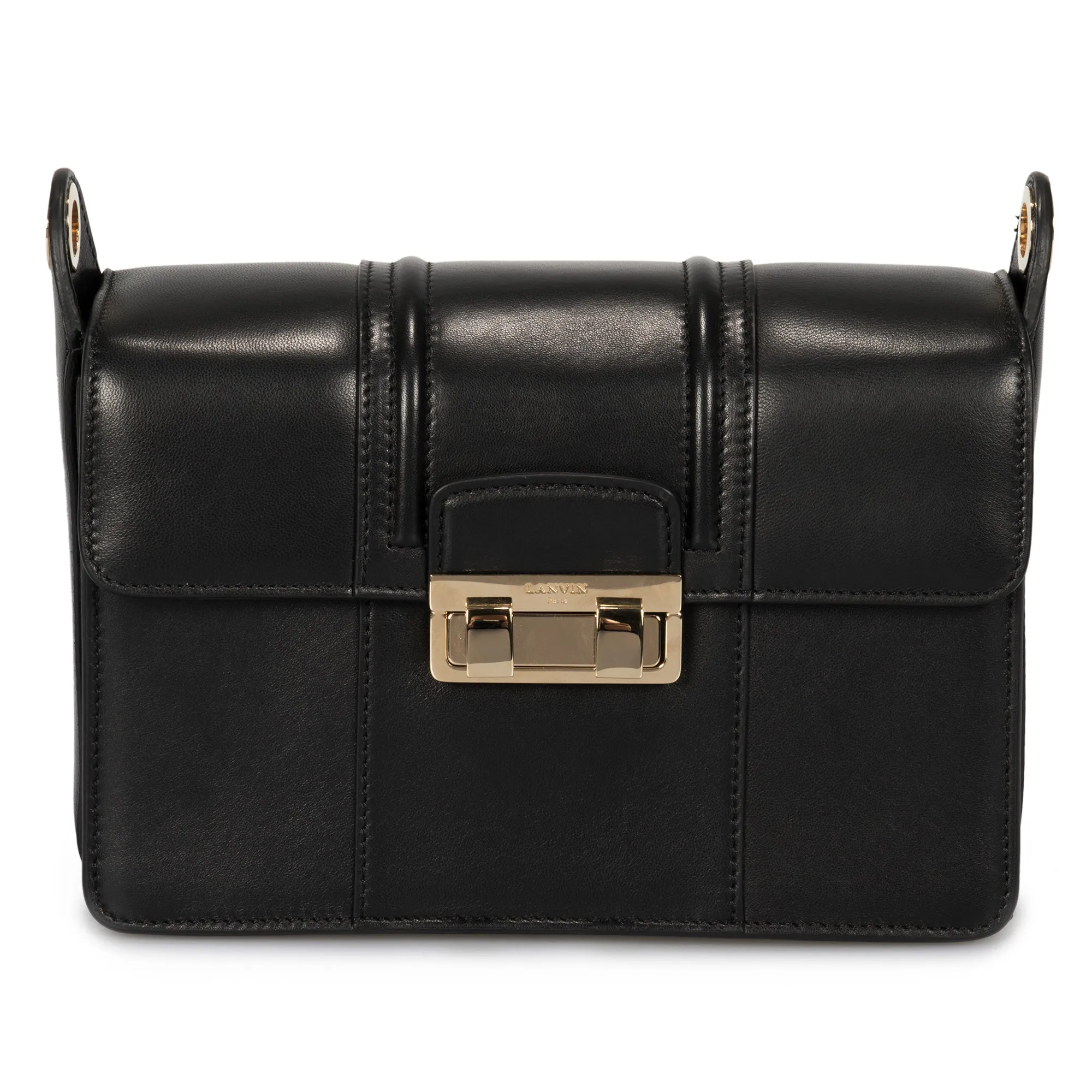 Lanvin Small Black Jiji Shoulder Bag