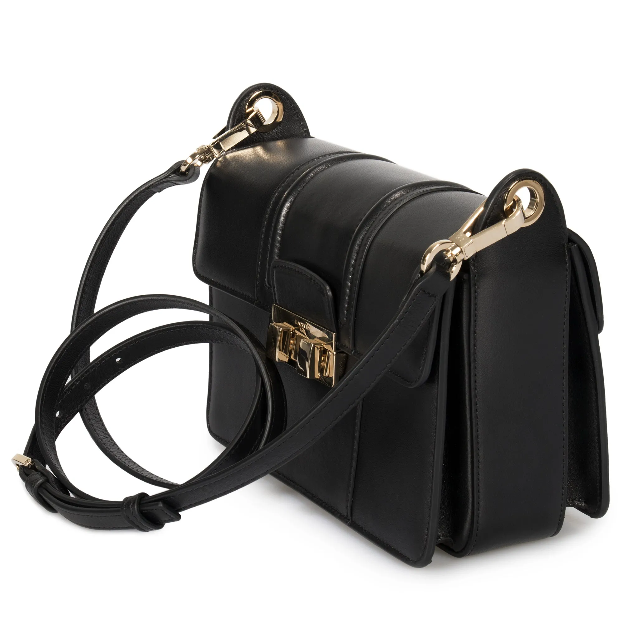 Lanvin Small Black Jiji Shoulder Bag