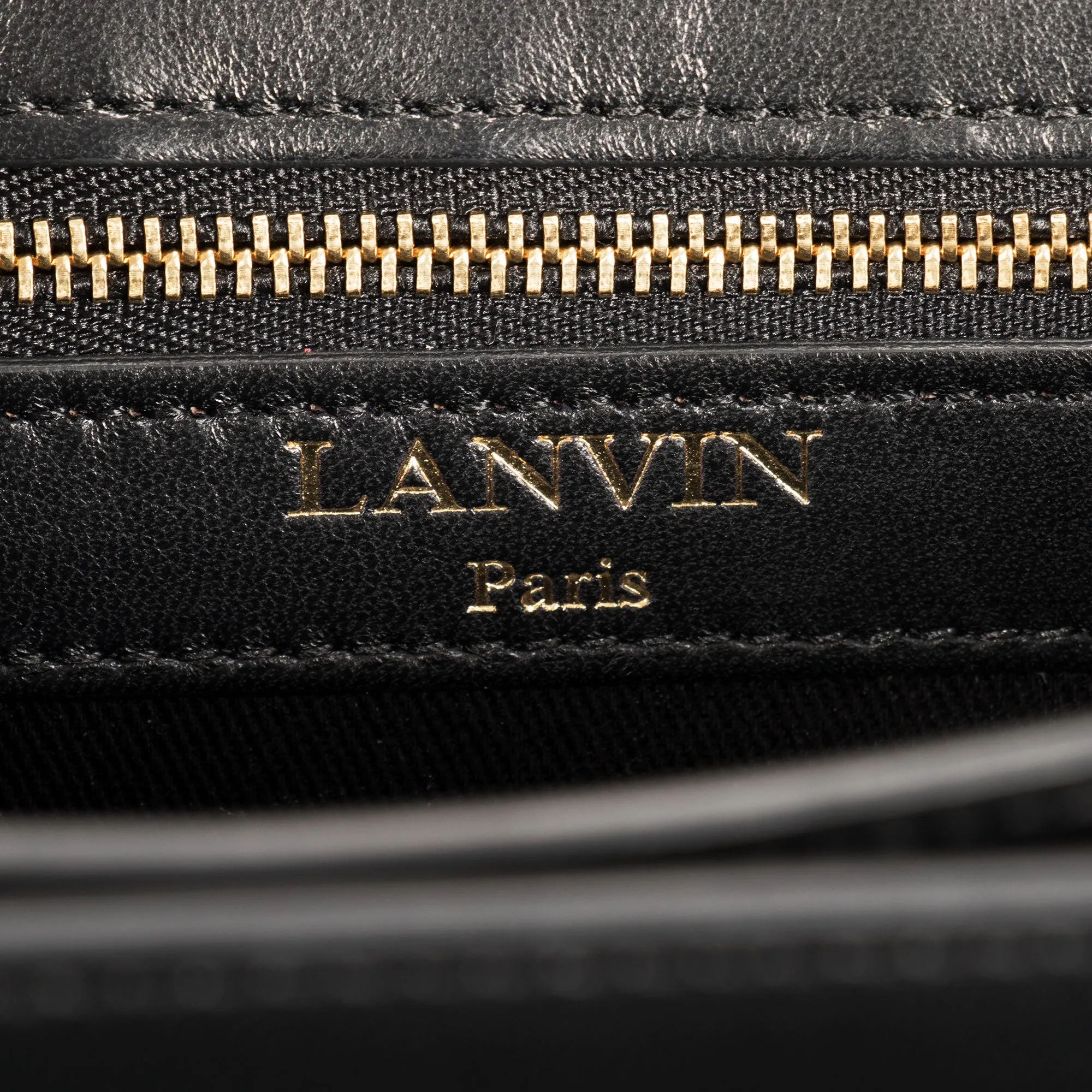 Lanvin Small Black Jiji Shoulder Bag