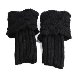 Leg Warmers Over Ankle Boots