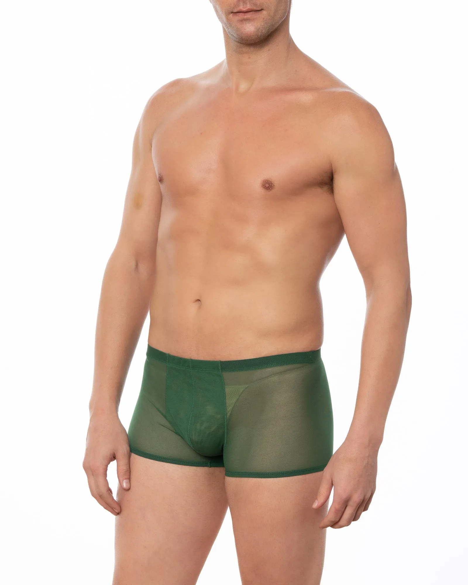Lemon Yellow - GRANT Sheer Mesh Boxer Brief
