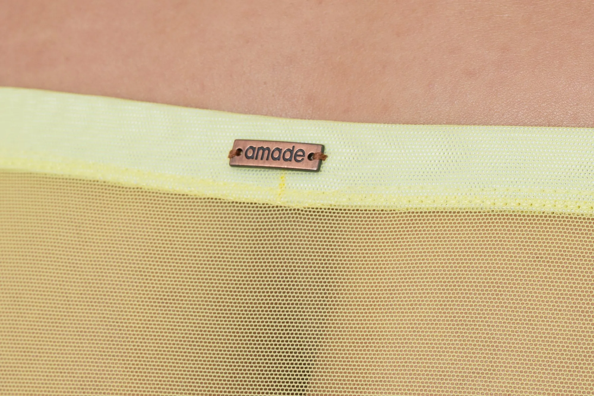 Lemon Yellow - GRANT Sheer Mesh Boxer Brief