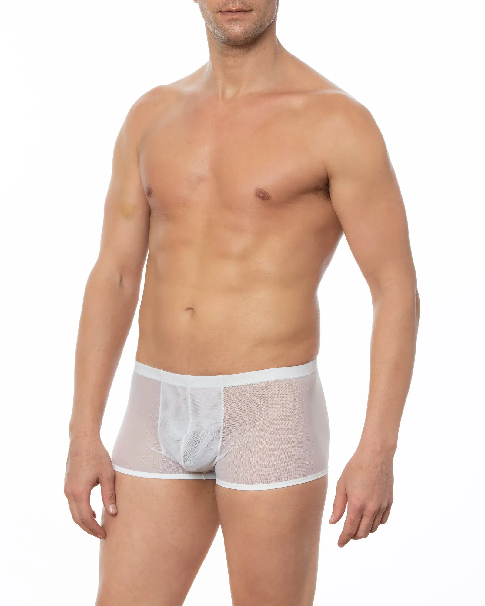 Lemon Yellow - GRANT Sheer Mesh Boxer Brief