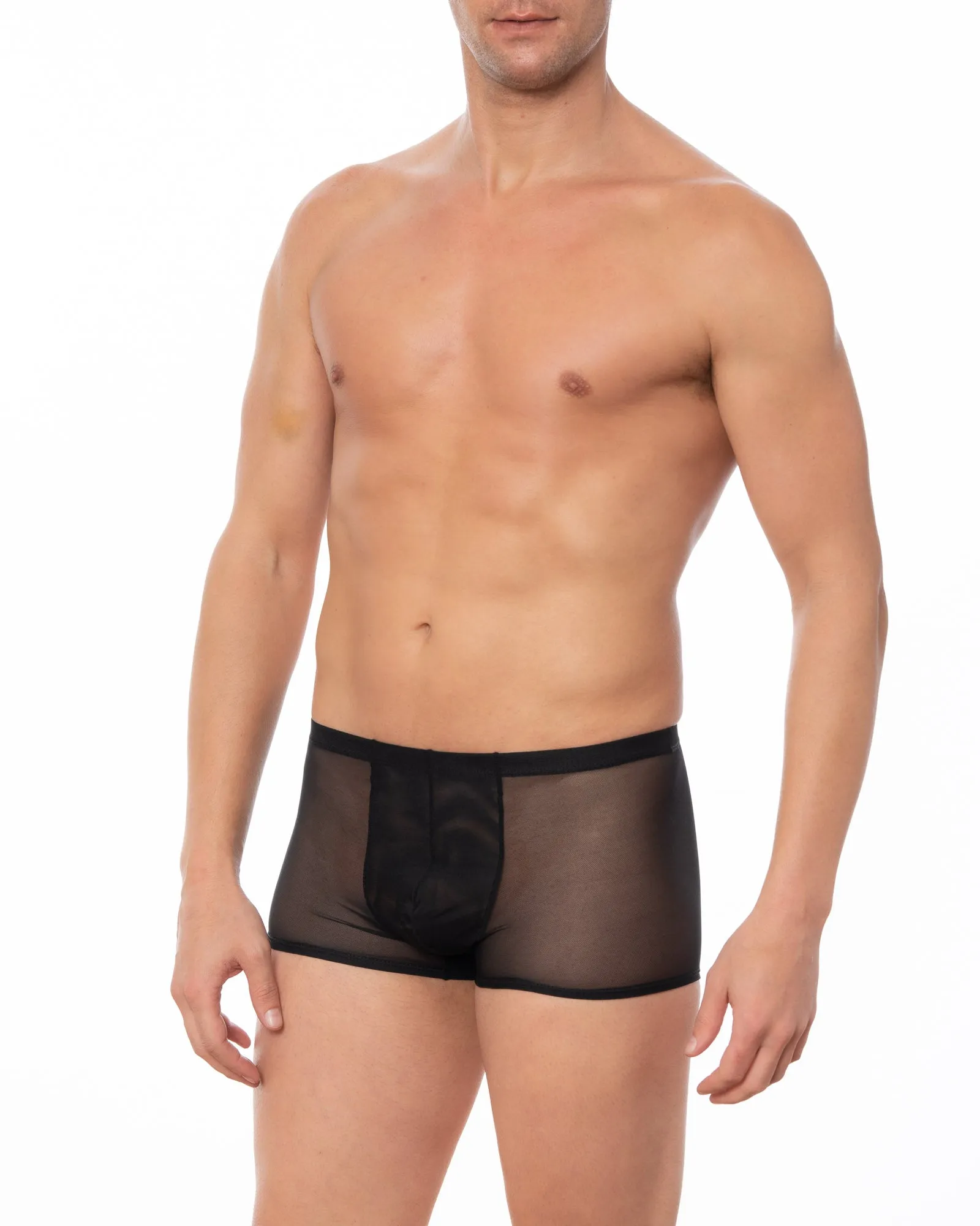 Lemon Yellow - GRANT Sheer Mesh Boxer Brief