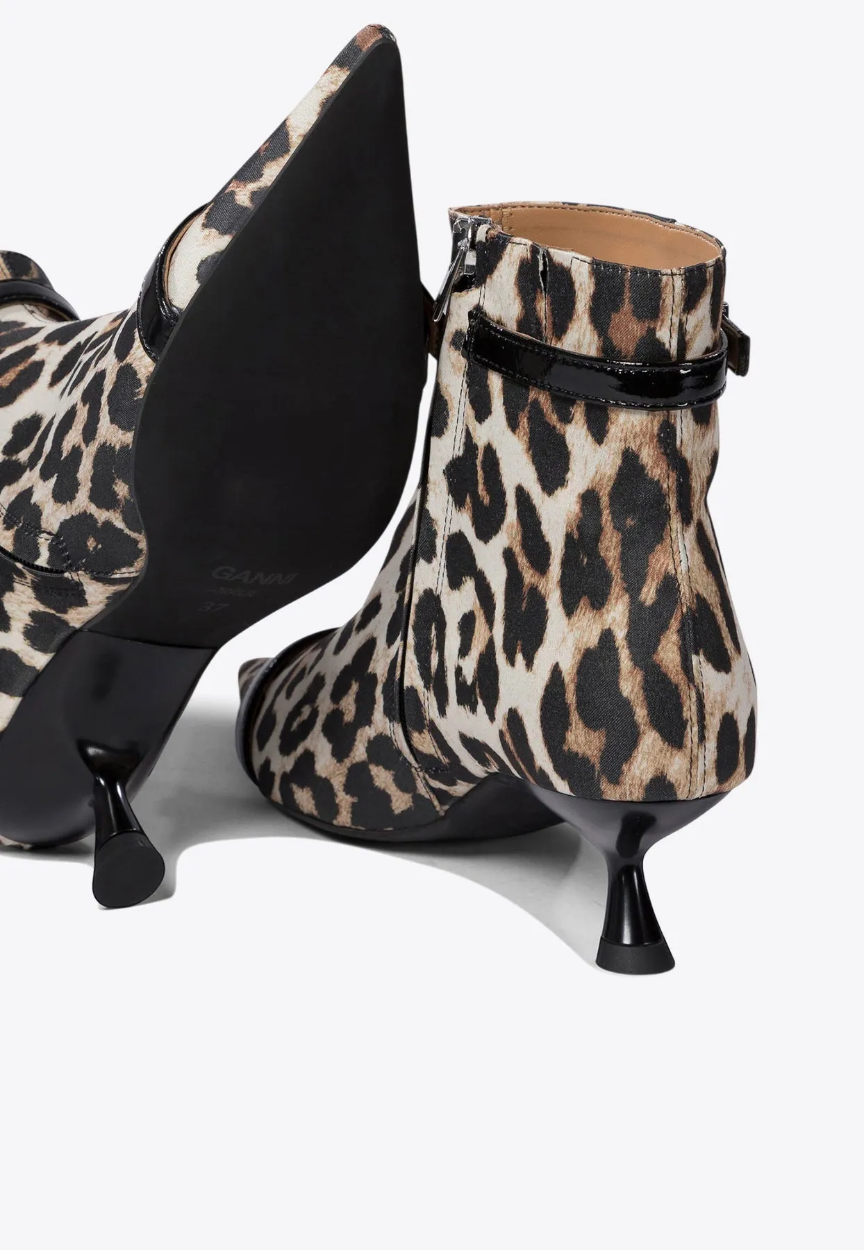 Leopard Print Ankle Boots