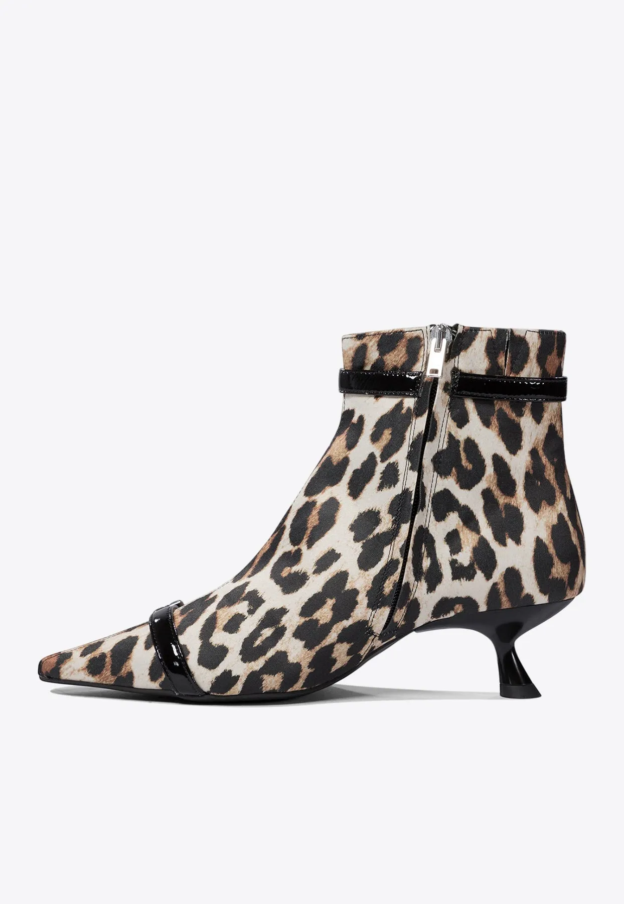 Leopard Print Ankle Boots