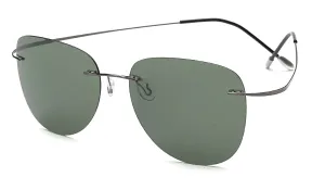 Lightweight Green Aviator Sunglasses for Men  Classy and Stylish Accessory
